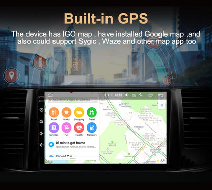 9" 2 DIN Android car radio for Toyota Prado 2002-2009