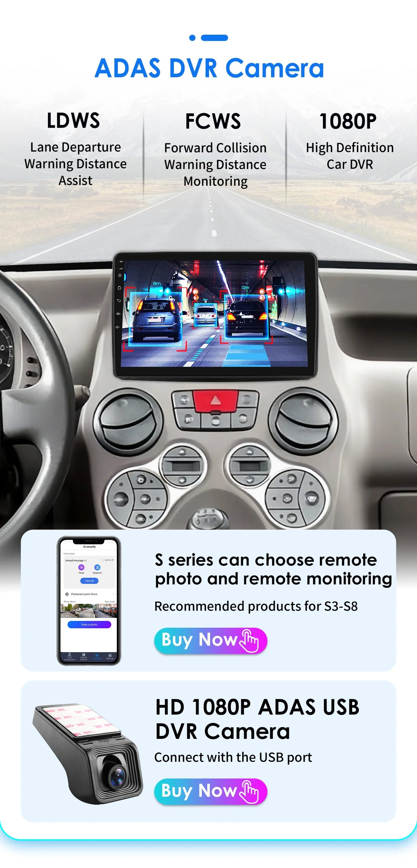 Autoradio GPS Android CarPlay da 9" per Fiat Panda 2003-2012