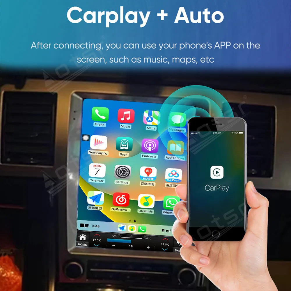 Autoradio Android 12.1" per Jaguar XF 2008-2015