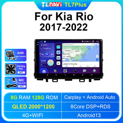 Autoradio stereo Android Auto da 9" per Kia Rio 2017-2022