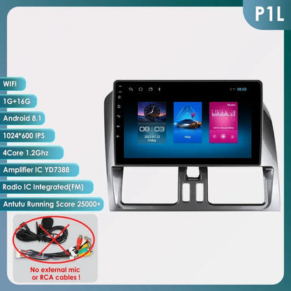 Autoradio Android da 9" per Volvo XC60 2008-2017 con navigazione GPS