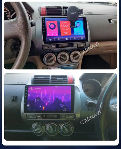 Stereo Honda Fit Jazz 2002 to 2007 9" Android 10.0, Double Din GPS