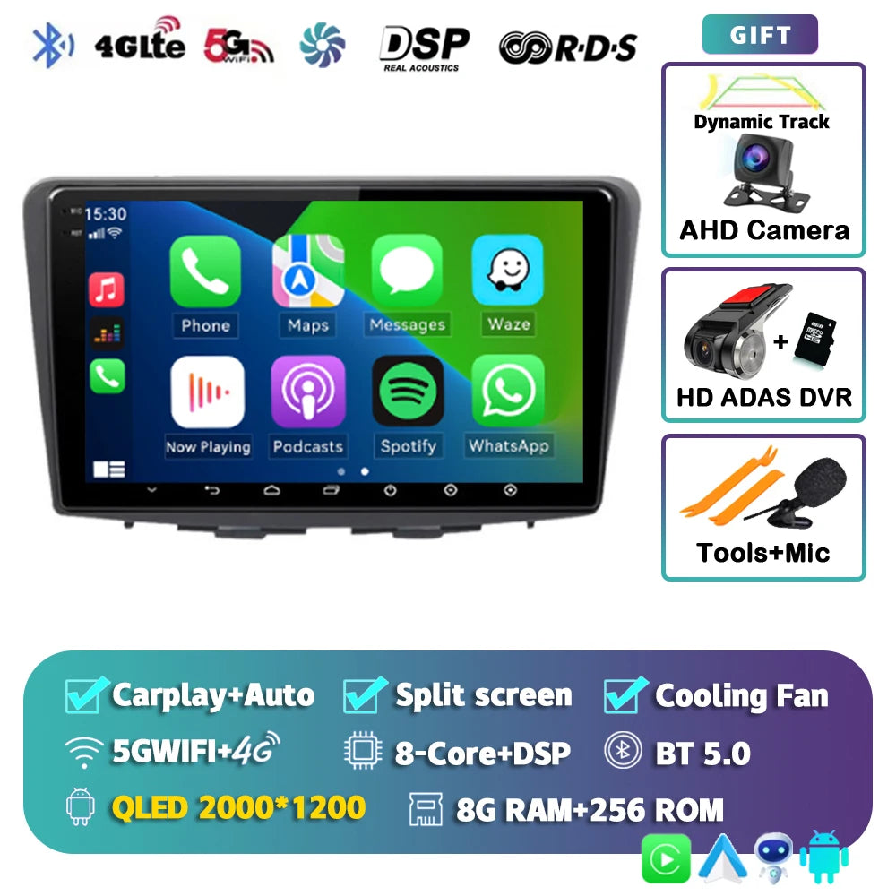 Autoradio Android CarPlay da 9" per Suzuki Baleno 2016-2019