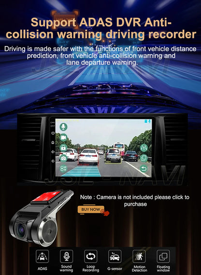 9" 2 DIN Android car radio for Toyota Prado 2002-2009