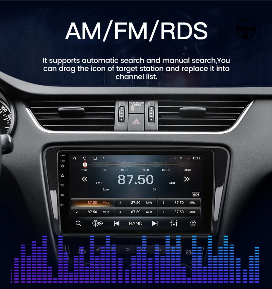 Stereo Honda Fit Jazz 2002 to 2007 9" Android 10.0, Double Din GPS