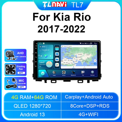 Autoradio stereo Android Auto da 9" per Kia Rio 2017-2022
