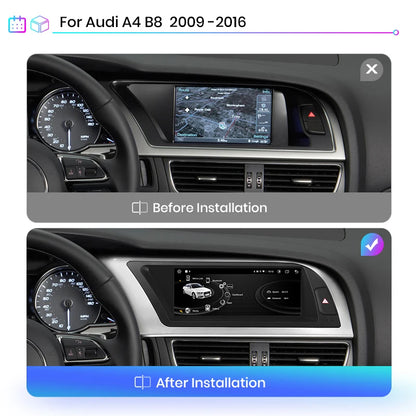 CarPlay Android Auto 8.8" 1 Din for Audi A4L 2009-2016