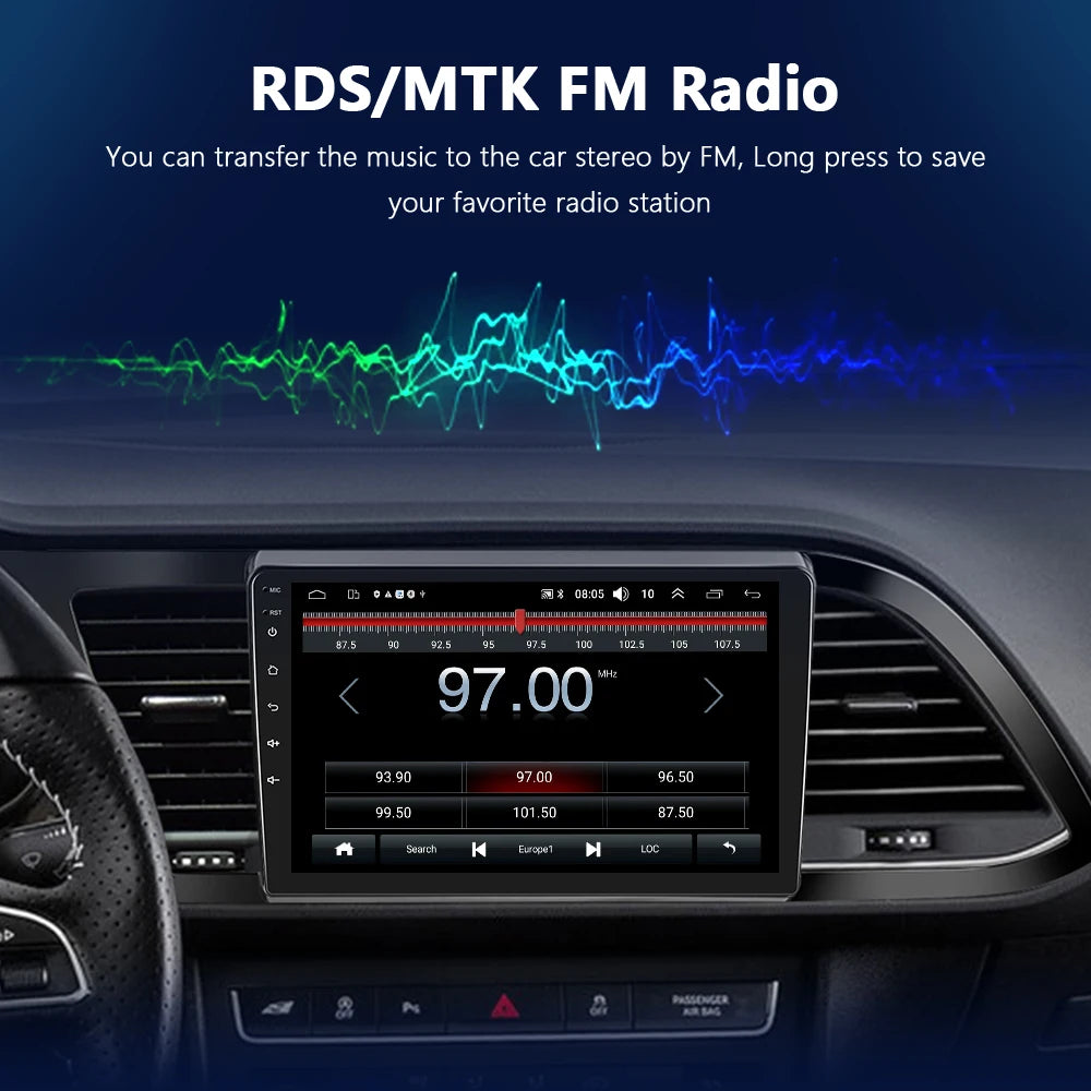 9" CarPlay Android Auto Radio for Seat Leon 2012-2020