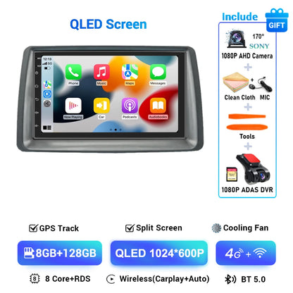 Multimediale Android CarPlay da 7" per Fiat Panda 2003-2012