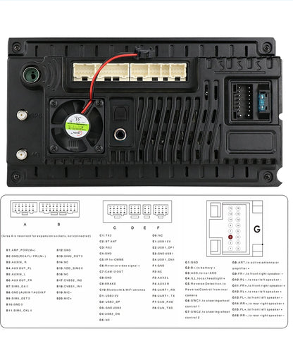 Autoradio Android 12, 9" para Mercedes E-class 2002-2009
