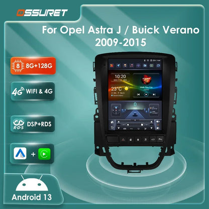 Radio Android 13, 9.7'' Carplay para Opel Astra AutoRadioCanario