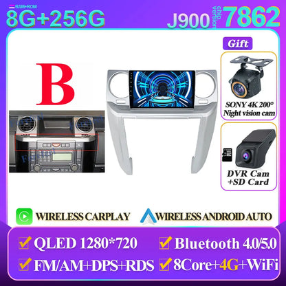 Land Rover Discovery 9" Smart Stereo Android 14, 2004-2009