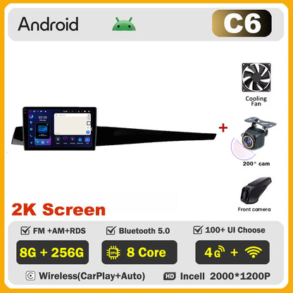 Autoradio Android 9" 1 Din para Renault Latitude/Laguna