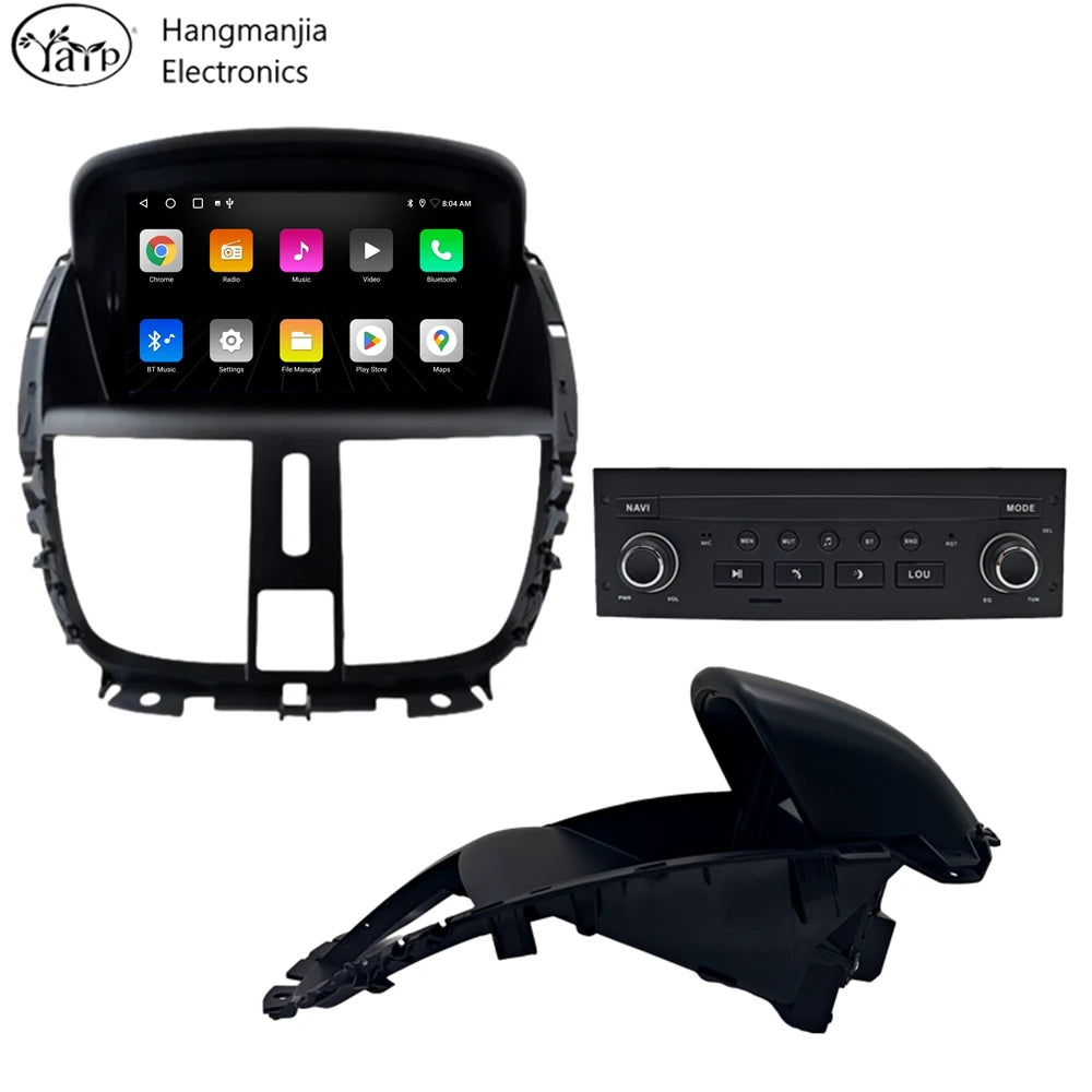 Peugeot 207: Connect 7" CarPlay Android AutoRadioCanario