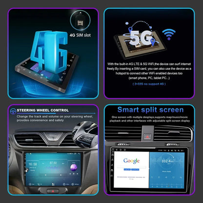 Touchscreen 2 Din da 10" per Renault Clio 4 2012-2016