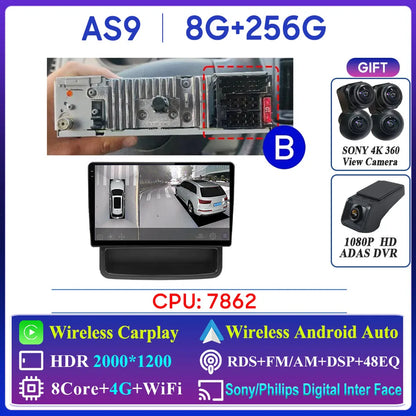 CarPlay GPS Radio per Renault Trafic, Opel Vivaro e Nissan Primastar 2006-2014