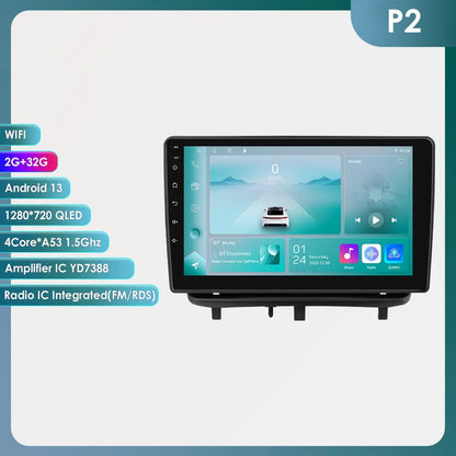 Autoradio 9'' 2Din Android 13 per Opel Corsa D 2007-2013 - CarPlay, GPS, 4G, Wi-Fi, 8 GB+128 GB