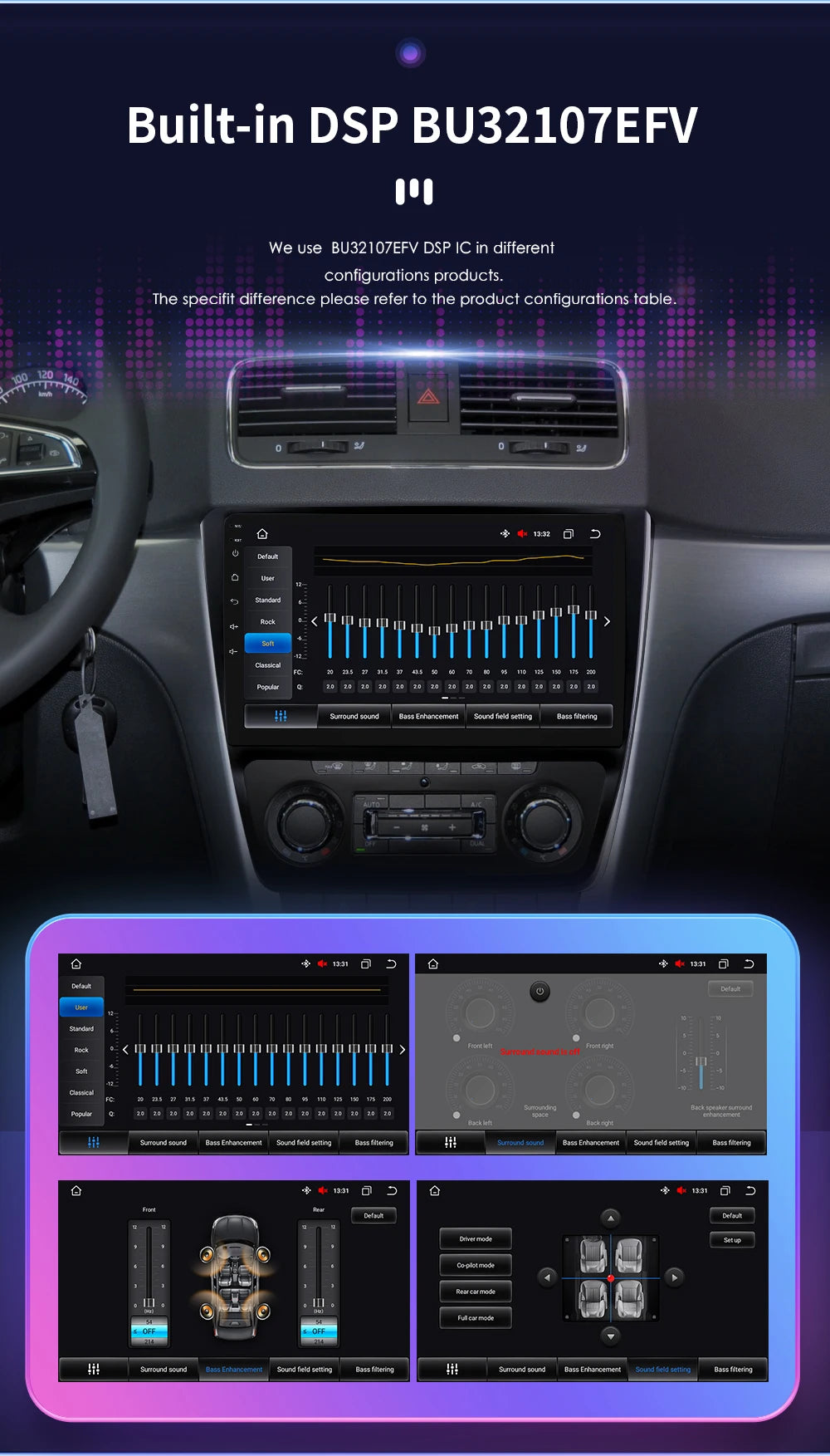 Autoradio 10.1" 2 Din para Skoda Yeti 2009-2014 con CarPlay y Android Auto