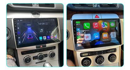 Junsun V1 AI Voice Wireless CarPlay 10" 2DIN para VW Passat B6 B7 CC 2010-2015