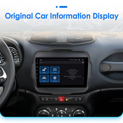 Autoradio 2DIN da 9" con Android 13 per Jeep Renegade 2016-2020