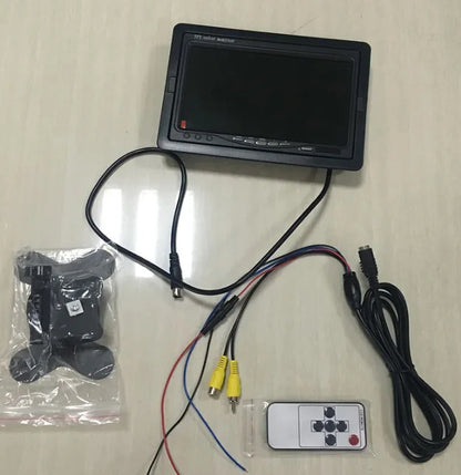 DVR 4CH 1080P Dual SD 7" LCD - Sistema di telecamere per camion, autobus e furgoni