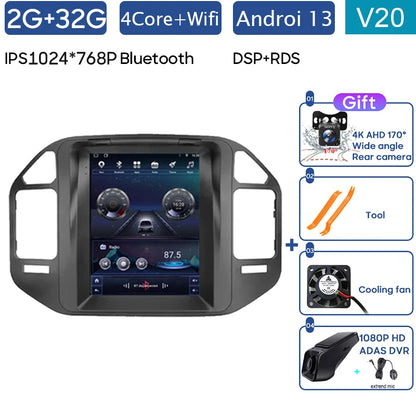 Autoradio 9.7" 1DIN para Mitsubishi Pajero 1999-2011