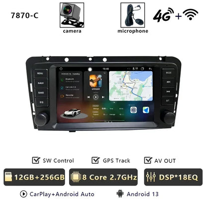 Autoradio Android 8" Double Din per Volvo S60 2005-2009