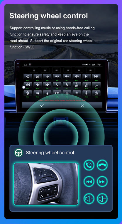 Autoradio stereo Android Auto da 9" per Kia Rio 2017-2022