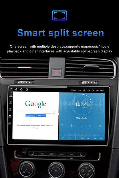 Touchscreen 2 Din da 10" per Renault Clio 4 2012-2016