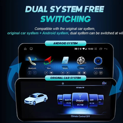Radio Android 14 8.8” 2 Din per Mercedes Classe C W204 2011-2014 – CarPlay, GPS e WIFI