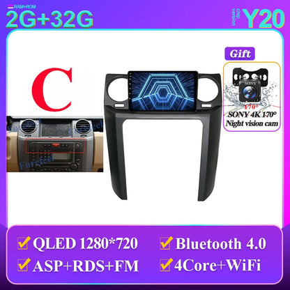 Land Rover Discovery 9" Smart Stereo Android 14, 2004-2009