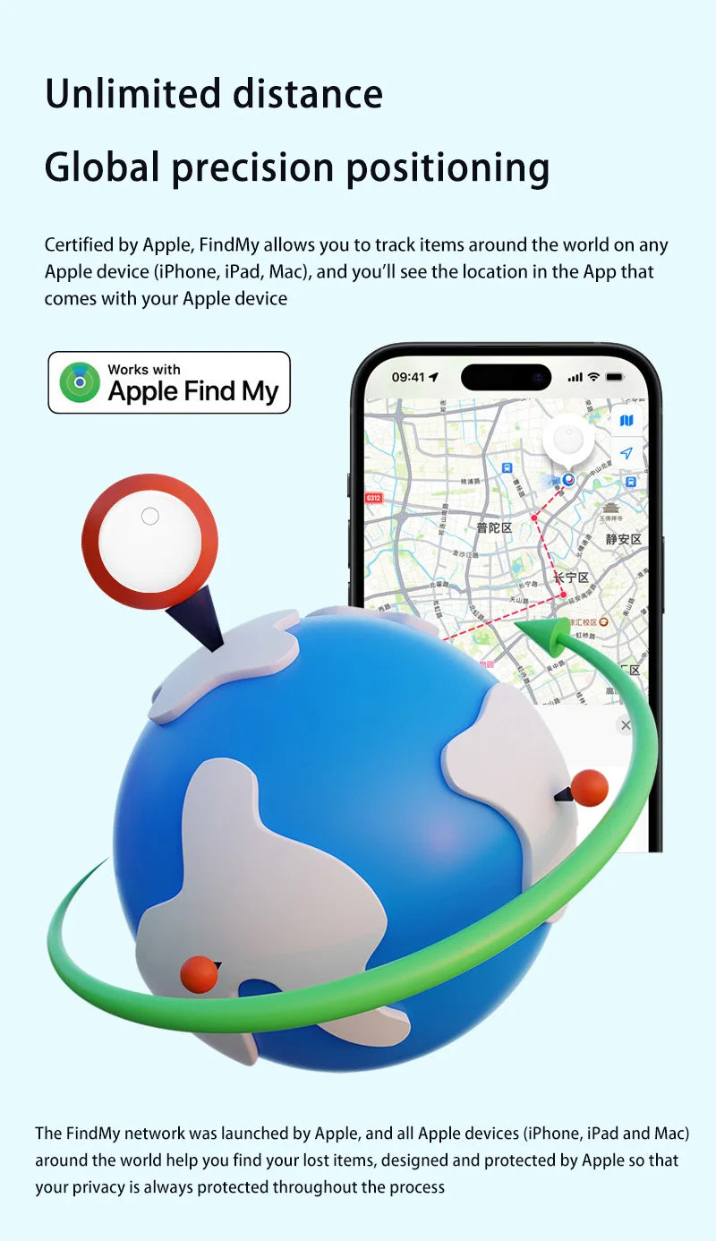 Xiaomi Mini Tracker 31mm GPS Bluetooth para iPhone AutoRadioCanario