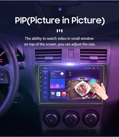 Android 9" Double Din car radio for Mazda 3 2010-2013