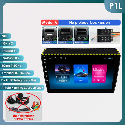 Android 9" CarPlay DSP per Fiat Ducato, Citroen Jumper, Peugeot Boxer