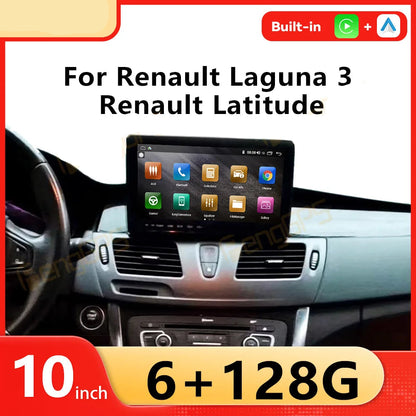 Autoradio Android 13 9.7" 1 DIN para Renault Laguna 3 / Latitude
