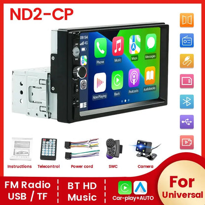 Autoradio 7" 1Din con Android Auto AutoRadioCanario
