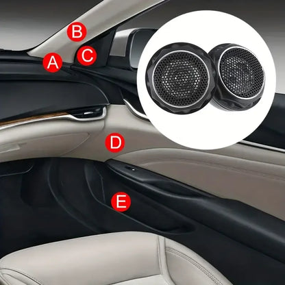 Tweeters de 1.97” para coche, 280W sonido HiFi Universal