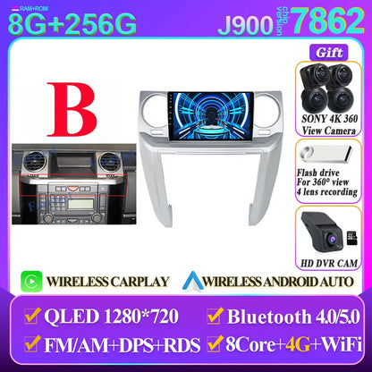 Land Rover Discovery 9" Smart Stereo Android 14, 2004-2009