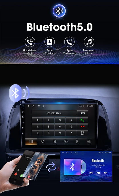 Autoradio Bluetooth per PONTIAC Vibe 2003 2004 per Toyota Corolla Matrix E140 2003-2008 Carplay Android GPS FM Smart Car System