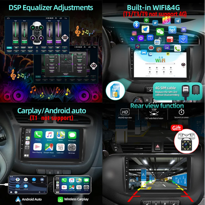 Multimedia Android 10" para Renault Trafic 2001-2010, Navegación y CarPlay