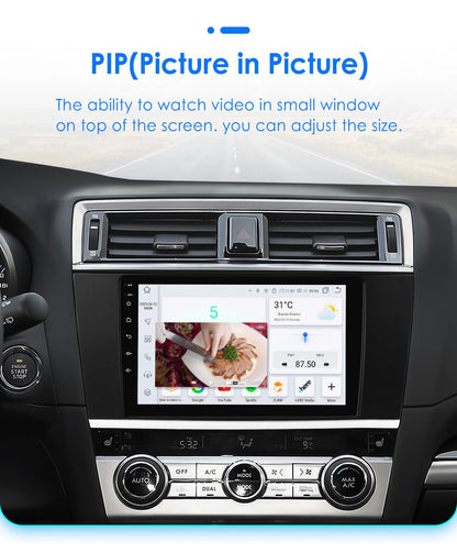 Android 9" 2DIN CarPlay radio for Subaru Legacy 2015-2018
