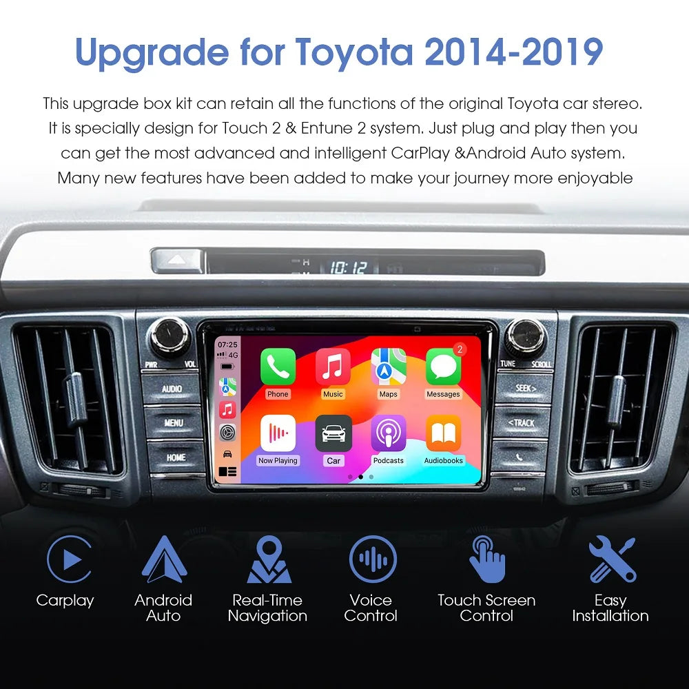Decoder CarPlay Android Auto per Toyota Touch2 14-19