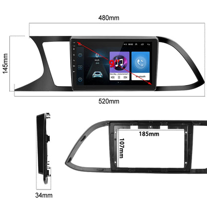 9" CarPlay Android Auto Radio for Seat Leon 2012-2020
