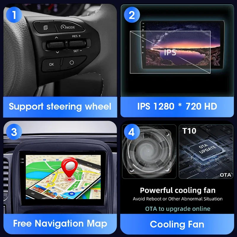 Radio 2Din Android 12 para VW Passat 7 AutoRadioCanario