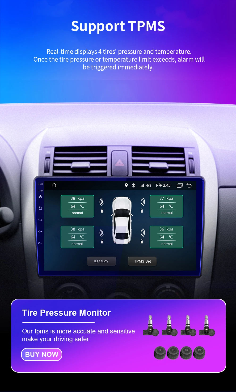 Radio 9'' 2DIN Android Auto para Renault AutoRadioCanario