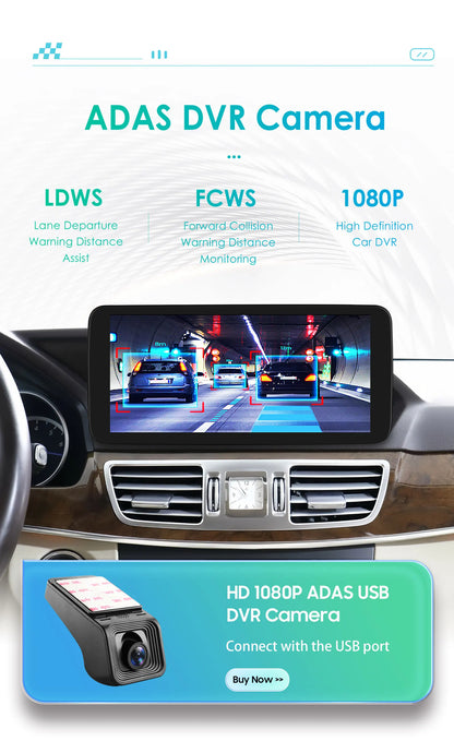 Autoradio 10.25" 2 Din Android CarPlay per Mercedes-Benz Classe C W204 S204 2008-2010