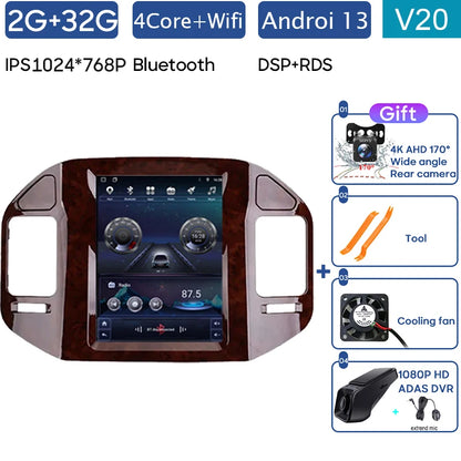 Autoradio 9.7" 1DIN para Mitsubishi Pajero 1999-2011