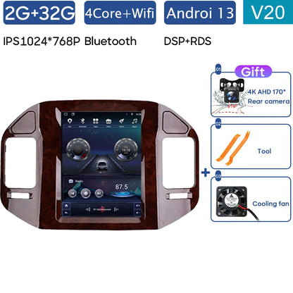 Autoradio 9.7" 1DIN para Mitsubishi Pajero 1999-2011