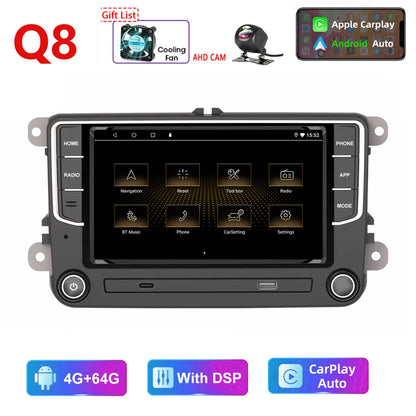 Wireless Carplay Android auto For VW Caddy 2005-2020 4-64GB Android 13 Stereo Car Radio GPS WIFI BT