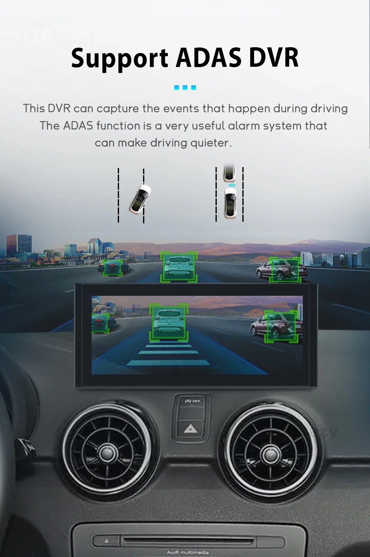 CarPlay Android 13 de 10.25" para Audi A1 2012-2018